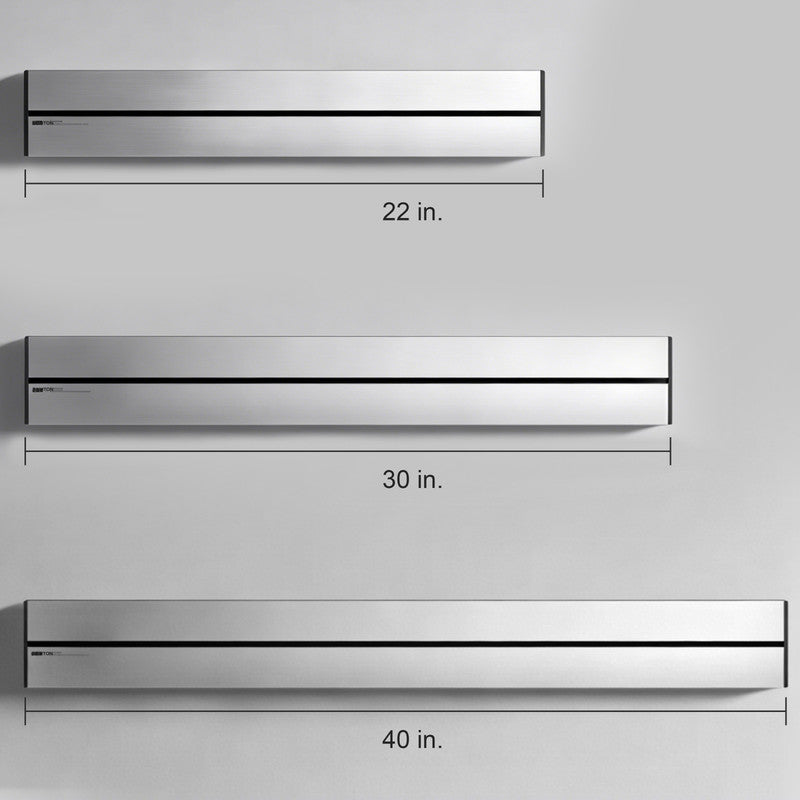 22"/30"/40" Surface Mounted Power Track, Retractable Outlet Rail for Kitchen & Home Office