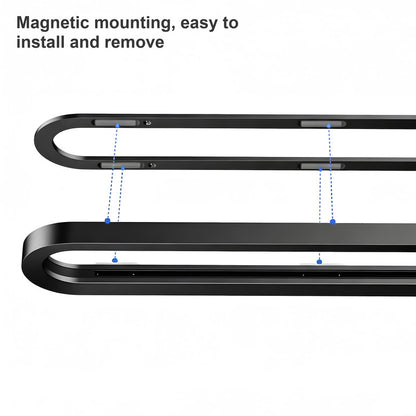 22" Magnetic Track Socket Outlet Kit with 3 Adapters, Tamper Resistant, ETL Listed
