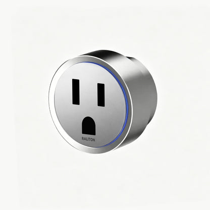 Magnetic Hollow-Out Adapter for Surface Mount Track, Removable & Movable Modular Outlet, TR