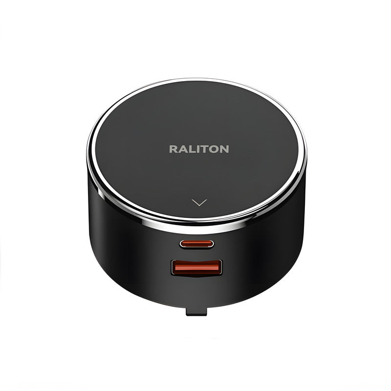 Dual USB Fast Charging Adapter for Flush Mount Power Track, USB-A & Type-C, TR