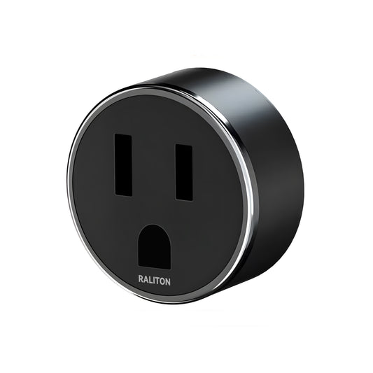 20A/125V Grounded Duplex Outlet Adapter for Recessed Power Track, Electroplated Finish & Twist-to-Lock Design, TR